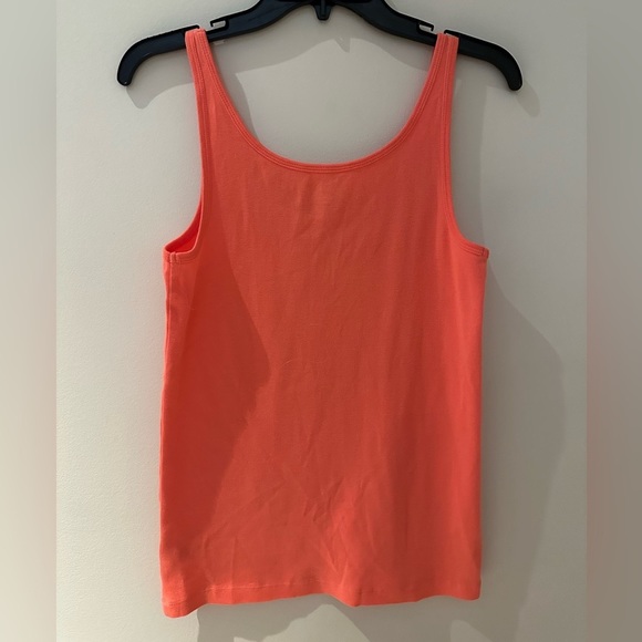 Lord & Taylor Peach Cotton Tank Top - Picture 3 of 4